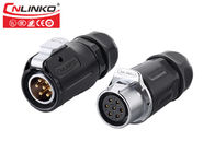 M20 7 Pin IP67 Waterproof Automotive Wire Connectors Quick Lock CNLINKO Outdoor Led Strip Lighting